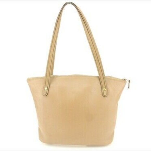 Dior Tote bag Beige Gold leather Woman unisex Authentic Used - Picture 1 of 8